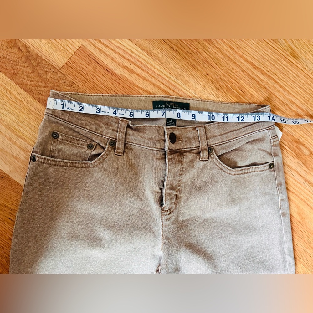 Ralph Lauren Tan Denim Jeans - Picture 8 of 10